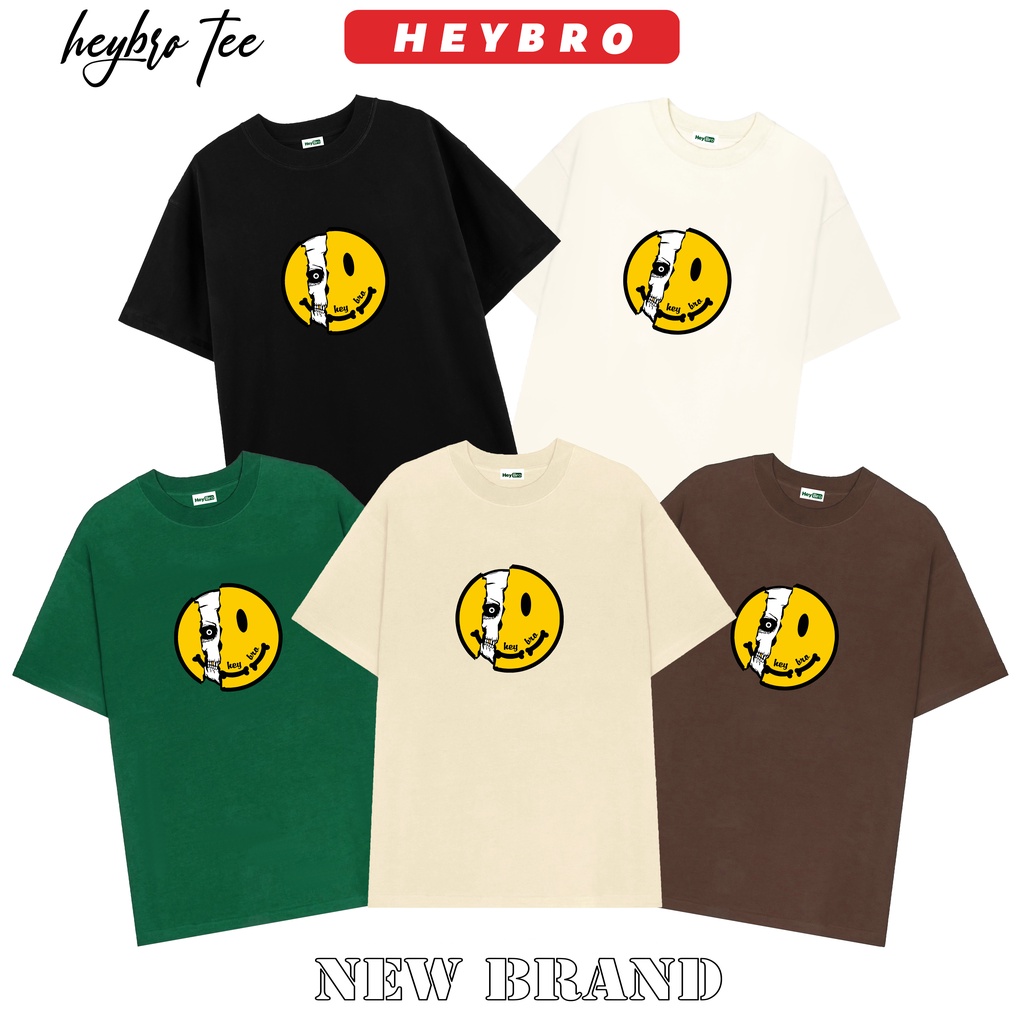 Áo thun nam nữ unisex tay lỡ form rộng oversize Local Brand HEYBRO / ICON