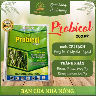 Chế phẩm sinh học Probicol 200wp chữa vàng lá, bạc lá, cháy bìa lá lúa cực hiệu quả
