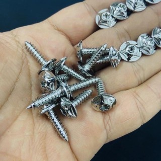 Ốc inox Salaya 5li xoắn gắn dàn áo yamaha ,pô e, lọc gió (giá 1 con)