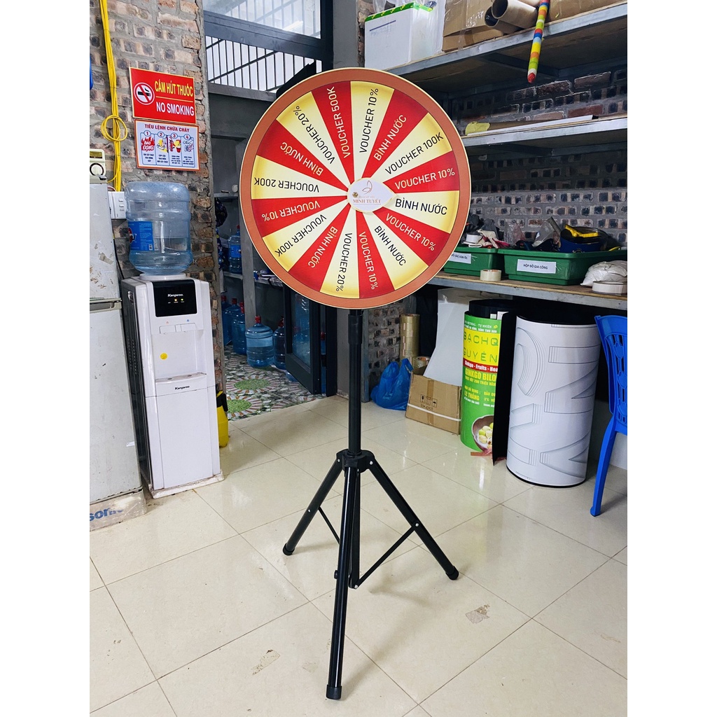 Vòng quay may mắn, vòng quay trúng thưởng, sử dụng trong khai trương, tặng quà tạo hiệu ứng thu hút khách hàng, ...