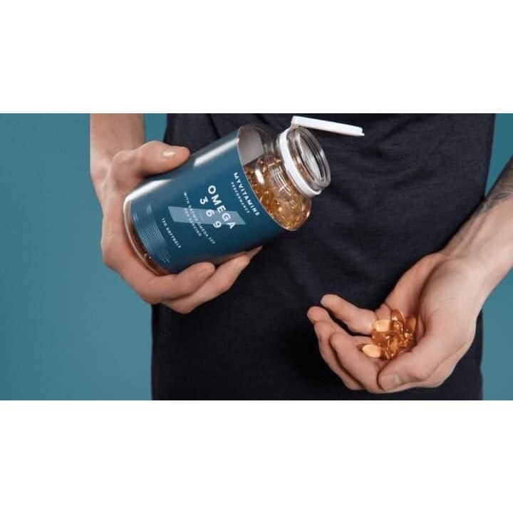 Viên Uống Omega 3 6 9 Myvitamins UK Hộp 120 viên