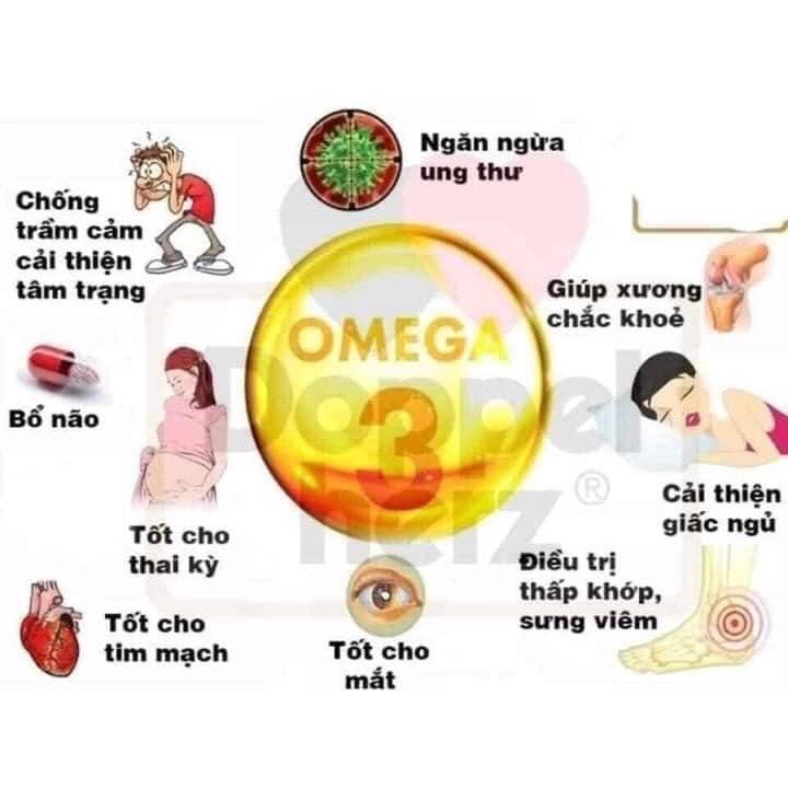Viên Uống Omega 3 6 9 Myvitamins UK Hộp 120 viên