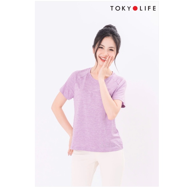 Áo T-Shirt NỮ cổ tròn dáng suông TOKYOLIFE C9TSH509M