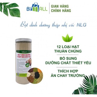 Bột dinh dưỡng thập nhị cốc NLG gồm 12 loại hạt thuần chủng hũ 800gr