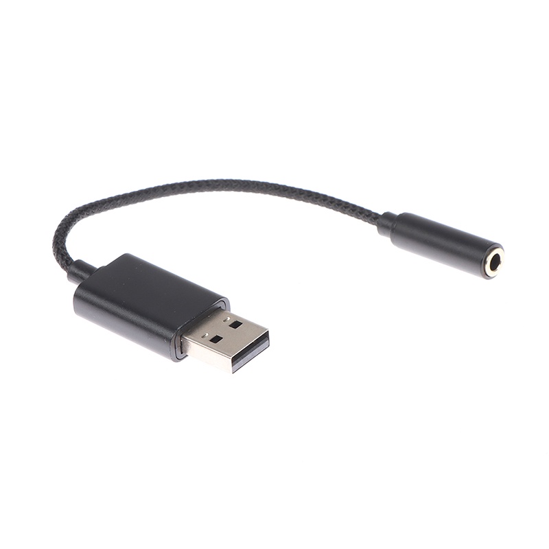 Đầu Chuyển Đổi Âm Thanh Usb Sang 3.5Mm 2 Trong 1 Cho Pc / Laptop