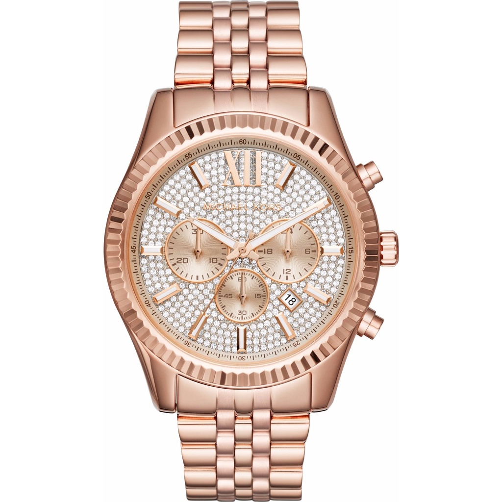 Đồng hồ nam cao cấp Michael Kors Lexington Men's Watch MK8580, đồng hồ nam dây thép không gỉ - máy pin - size 44mm - Aut