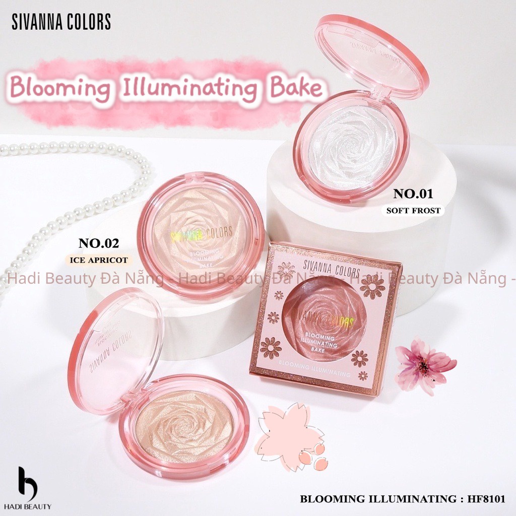 Phấn highlight bắt sáng ánh Sivanna tạo hiệu ứng da căng bóng HF8101