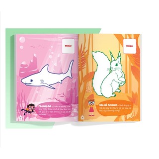 Sách Con tô màu - Thám hiểm Amazon