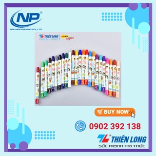 Bút sáp vặn 24 màu thiên long colokit tcr-c009/do