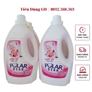 Nước xả mềm vải polar bear hương thơm dịu mùi em bé mã sản phẩm 0209b - tiêu dùng gia đình