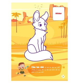 Sách Con tô màu- Thám hiểm Châu Phi