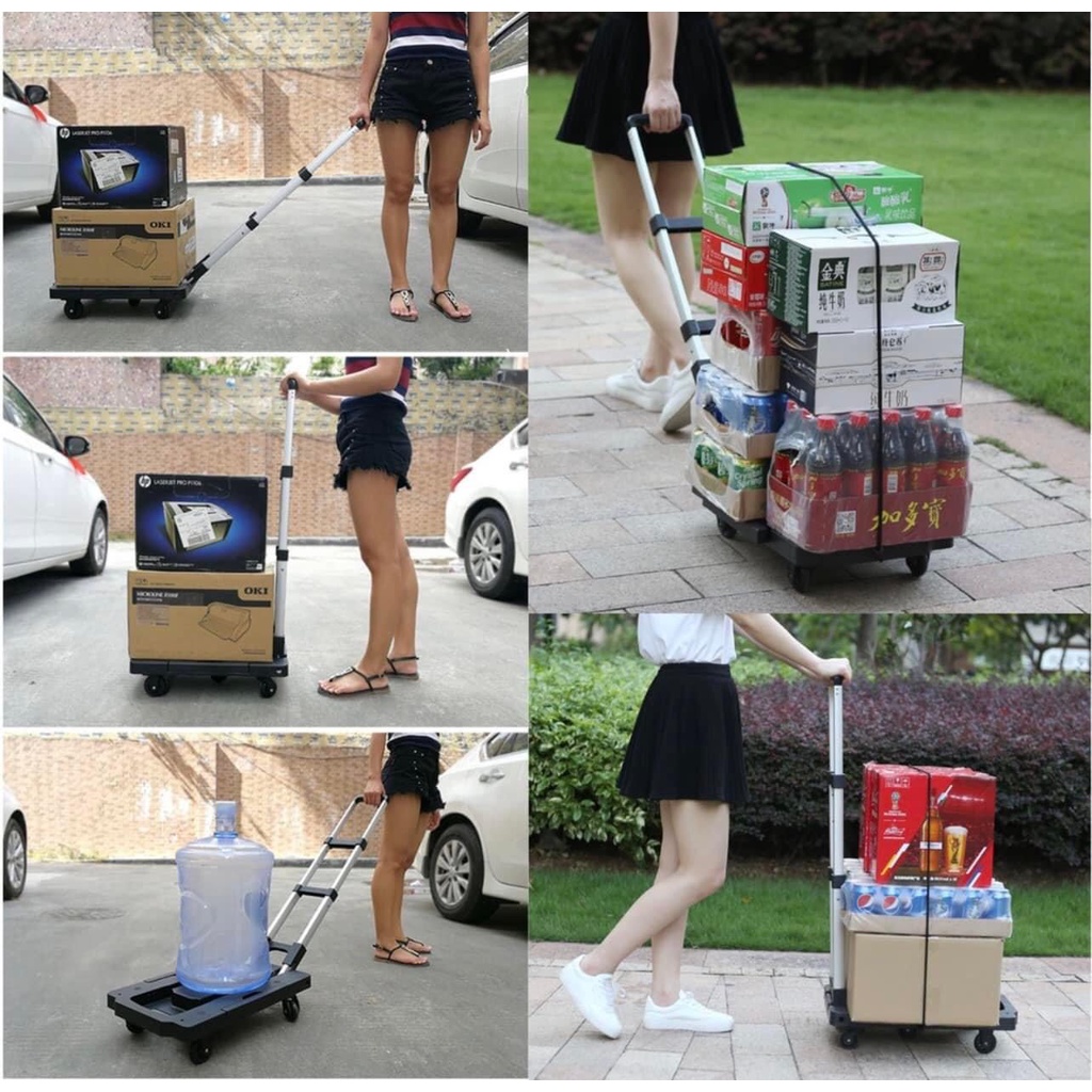 Xe Kéo Hàng 5 Bánh Nhập Khẩu Chất Lượng Cao