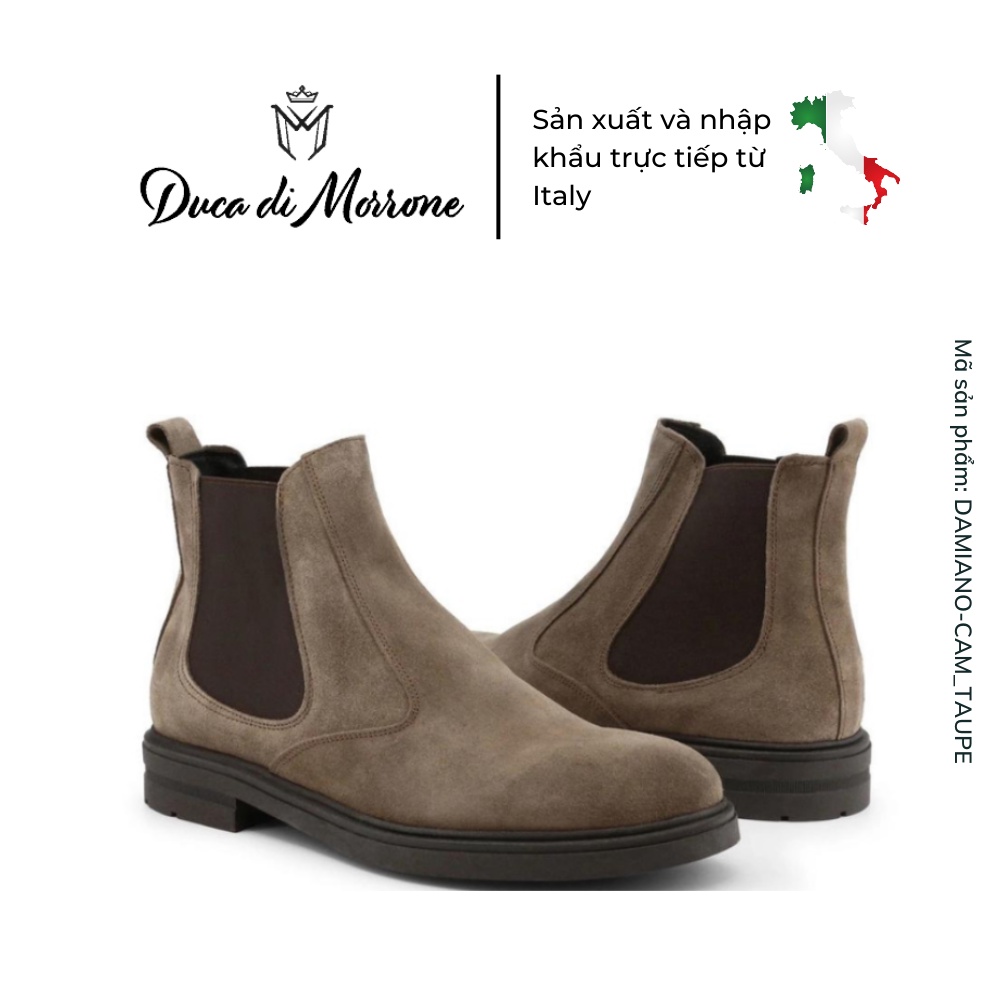 Giày Chelsea Boots nam da lộn - DUCA DI MORRONE - Sản xuất và nhập khẩu CHÍNH HÃNG từ ITALY - DAMIANO-CAM