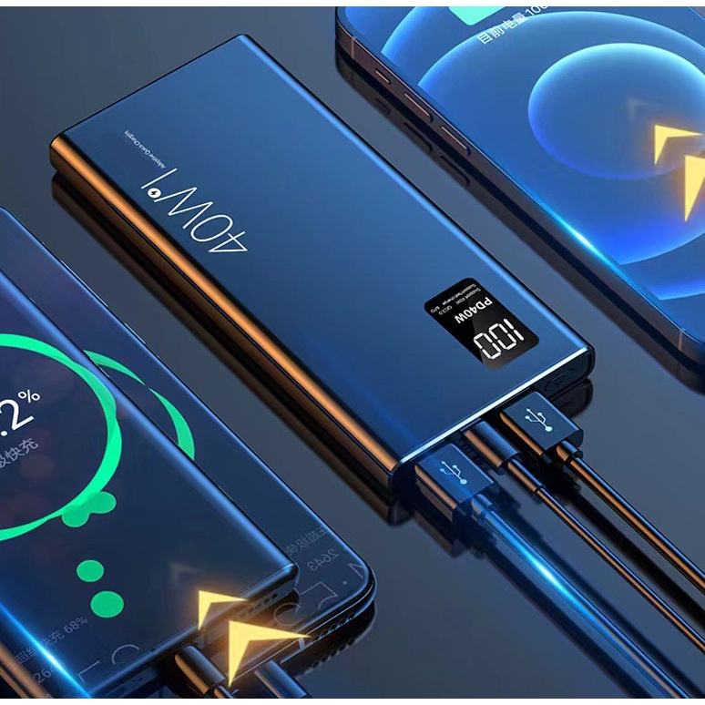 Sạc Siêu Nhanh Công Suất 40W - Pin Sạc Dự Phòng Senruko 20000mAh Sạc Nhanh 2 Chiều