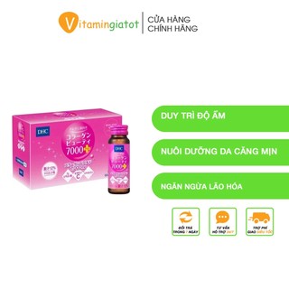 Nước uống bổ sung collagen beauty 7000 chống lão hóa da dhc 50ml x 10 lọ