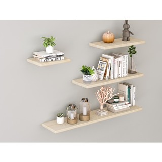 kệ treo tường trang trí nhiều kich thước kệ gỗ thông tự nhiên 15 cm