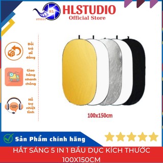 Hắt sáng 5 in 1 bầu dục kích thước 100x150cm HL Studio