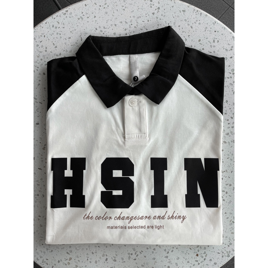 Áo Polo phối màu