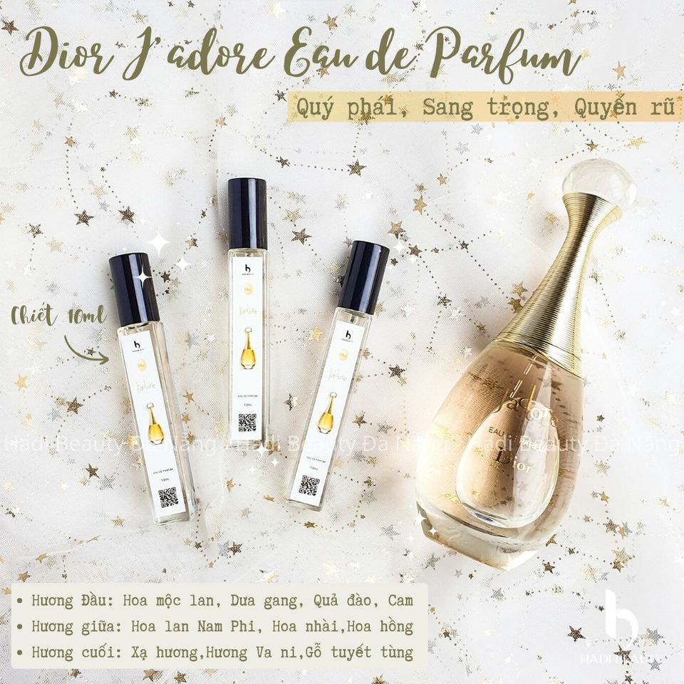 Nước hoa nữ chính hãng Dior J'adore Eau de Parfum | Mẫu thử lưu hương lâu 10ml | Sản phẩm được yêu thích | BigBuy360 - bigbuy360.vn