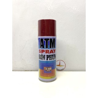 Sơn xịt ATM A239 màu đỏ đô