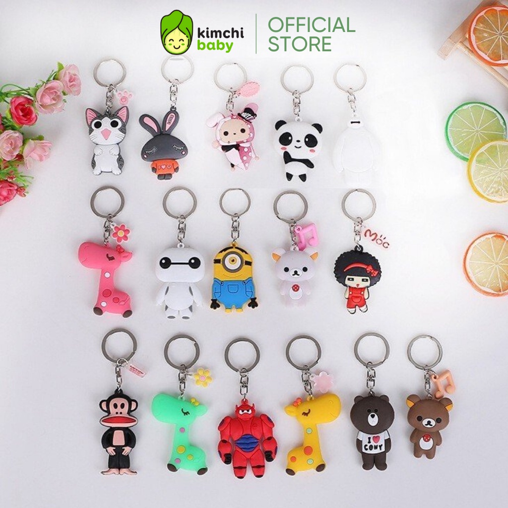 Móc Khoá/ Quà Tặng/ Móc Treo Balô Túi Xách, Treo Xe Máy Hoạt Hình Dễ Thương MK02