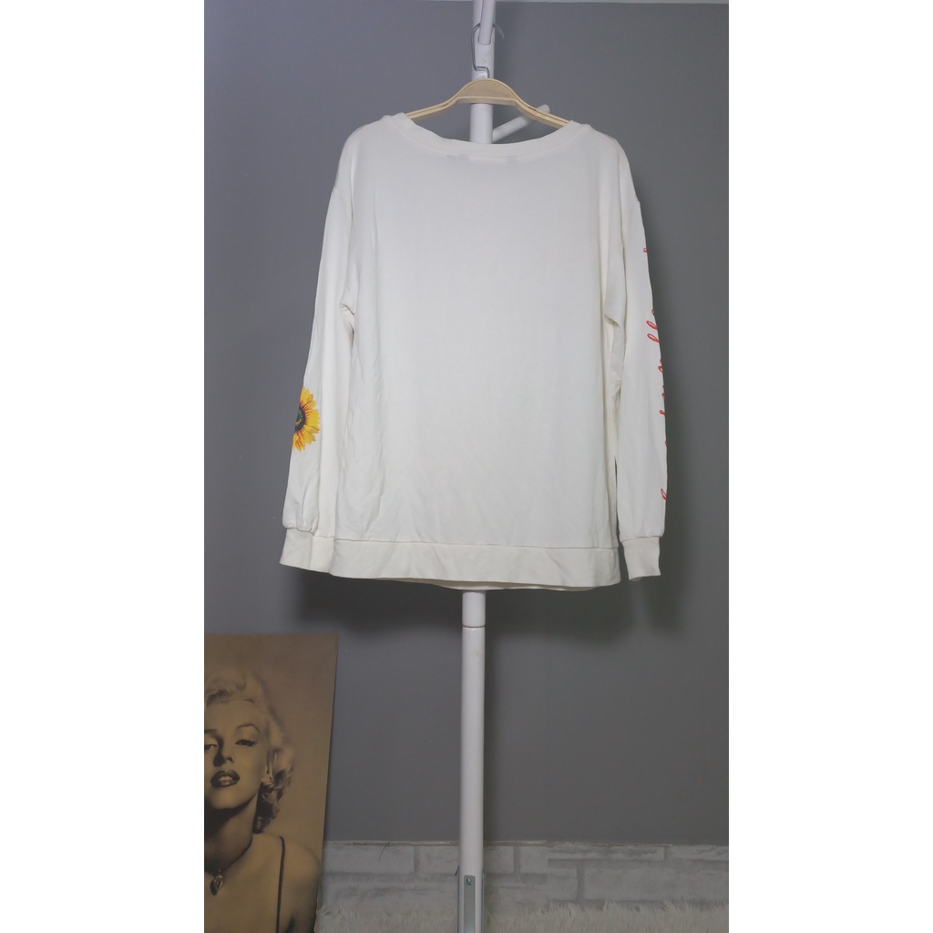 Áo thun nữ dài tay in hoa chất rayon xuất khẩu Colleen Lopez