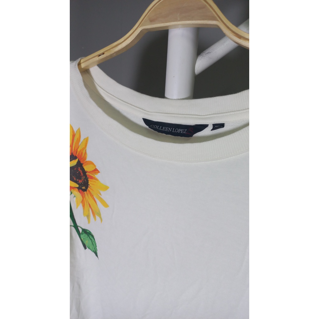Áo thun nữ dài tay in hoa chất rayon xuất khẩu Colleen Lopez
