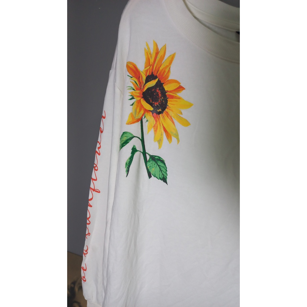 Áo thun nữ dài tay in hoa chất rayon xuất khẩu Colleen Lopez