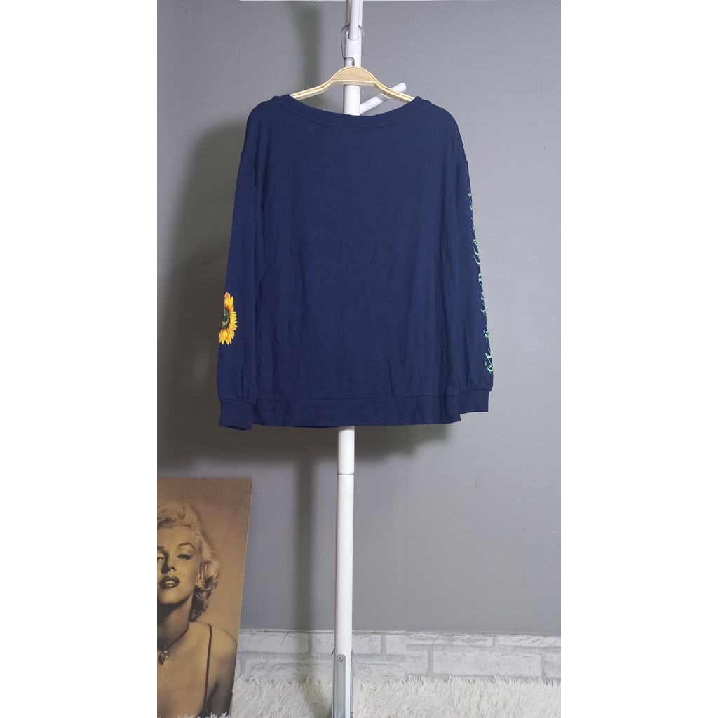 Áo thun nữ dài tay in hoa chất rayon xuất khẩu Colleen Lopez