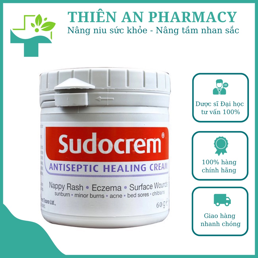 Kem Sudocrem cho bé hũ 60g (Antiseptic healng cream)