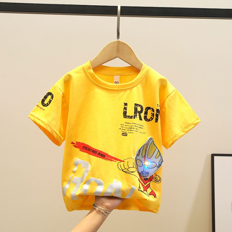 Áo Thun Cotton Tay Ngắn Thoáng Khí Phong Cách Người Nhện Thời Trang Mùa Hè Mới Cho Bé Trai