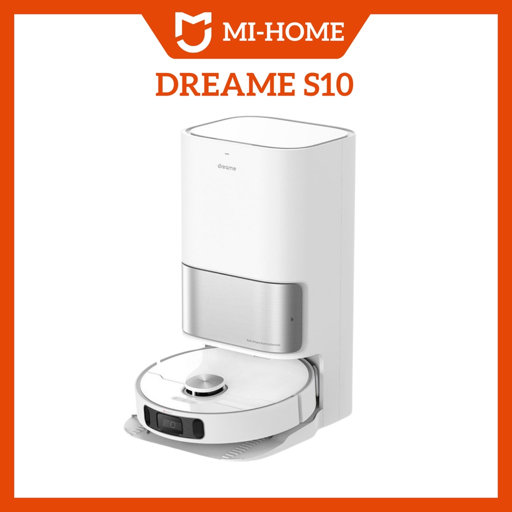 Robot Hút Bụi Lau Nhà Dreame S10, tự đổ rác, tự giặt giẻ sấy khô, kết nối app - Hàng chính hãng - Bảo Hành 24 Tháng | BigBuy360 - bigbuy360.vn