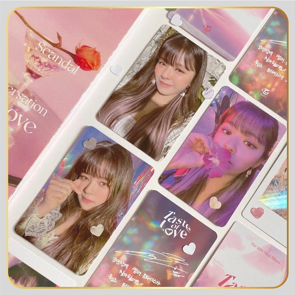 1 CARD BO GÓC PRE.MI.UM + Sleeves+ Topseal in theo yêu cầu - làm quà tặng