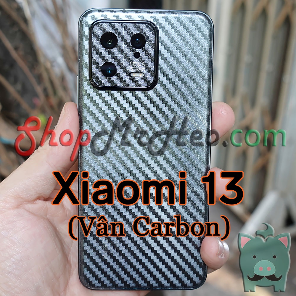 Dán Skin Mặt Sau Lưng Full Viền Xiaomi 13 - Mi 13