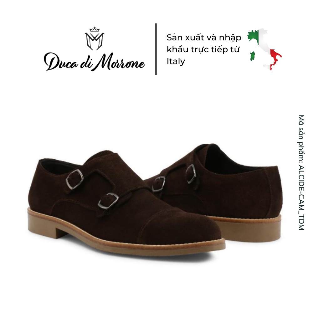 Giày Monk Strap nam da lộn - DUCA DI MORRONE - Sản xuất và nhập khẩu CHÍNH HÃNG từ ITALY - ALCIDE-CAM