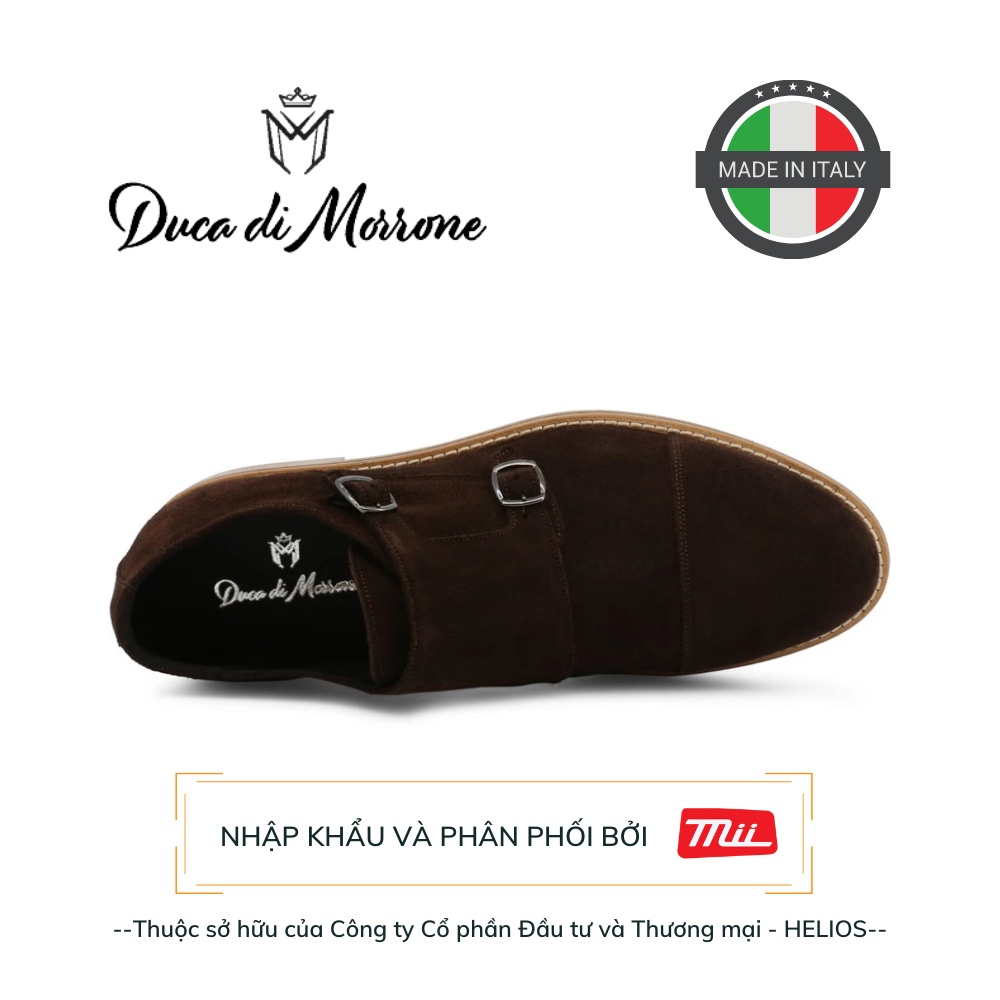 Giày Monk Strap Nam Da Nam Loafer Cao Cấp DUCA DI MORRONE  - Sản xuất và nhập khẩu Chính Hãng Từ Ý_ALCIDE-CAM