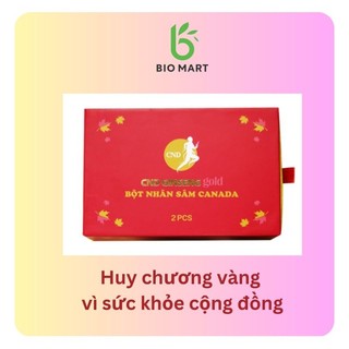 Bột nhân sâm Canada CND Gingseng (5 hũ*25g/set)