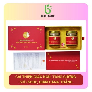 Bột nhân sâm Canada CND Gingseng (5 hũ*25g/set)