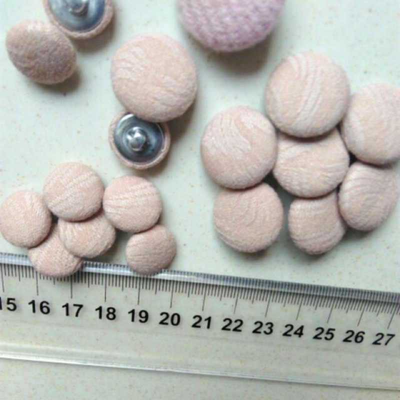 Phôi nút bọc vải