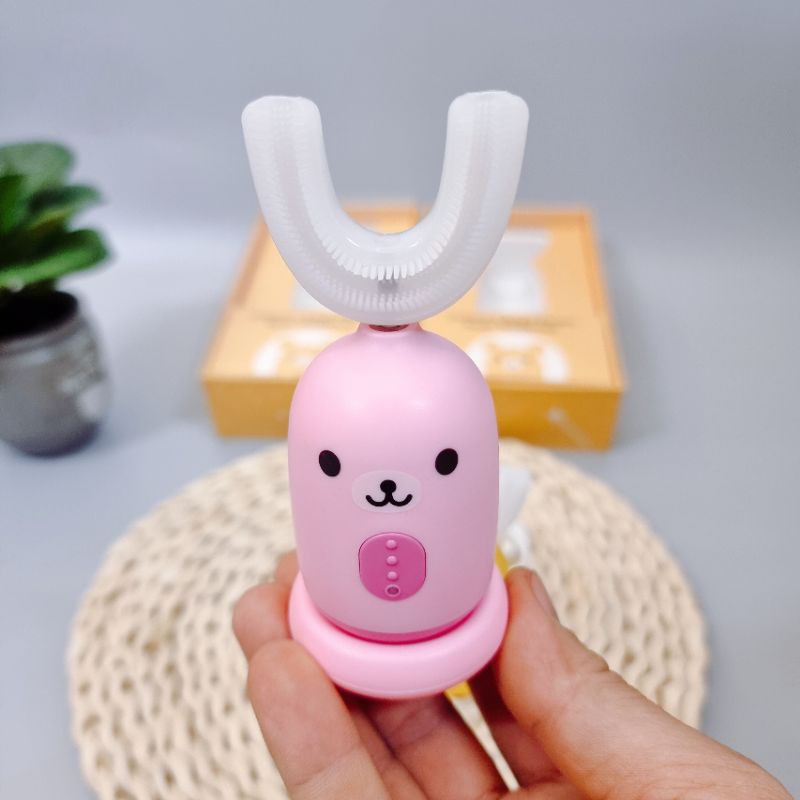 Bàn chải đánh răng điện trẻ em hình chữ U CHIBÉ CB004