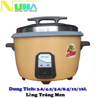 NỒI CƠM ĐIỆN CÔNG NGHIỆP DUNG TÍCH LỚN DÒNG CAO CẤP 3.6L-16L CHO QUÁN ĂN, NHÀ HÀNG, XƯỞNG...SẴN KHO