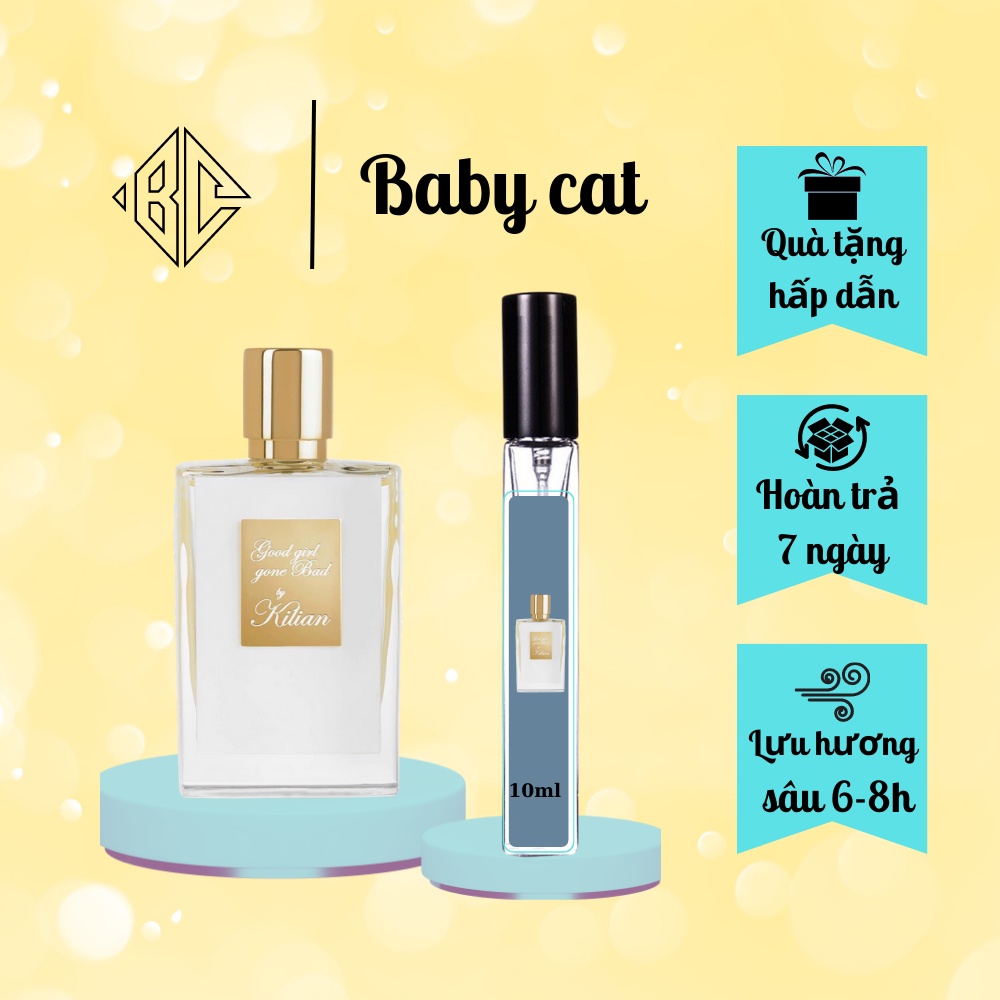 Nước hoa nữ Kilian Good Girl Gone Bad (rắn trắng) mẫu dùng thử 10ml sang trọng, quyến rũ-Babycat Store