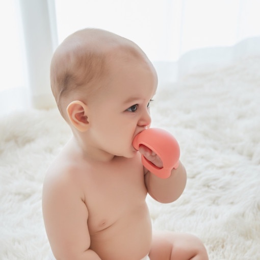 Set 2 bao tay gặm nướu Simtong silicon cao cấp cho bé