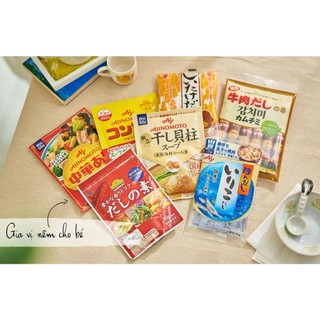 Tổng Hợp Hạt nêm Nhật các loại Ajinomoto, Topvalu....cho bé ăn dặm từ 12m+