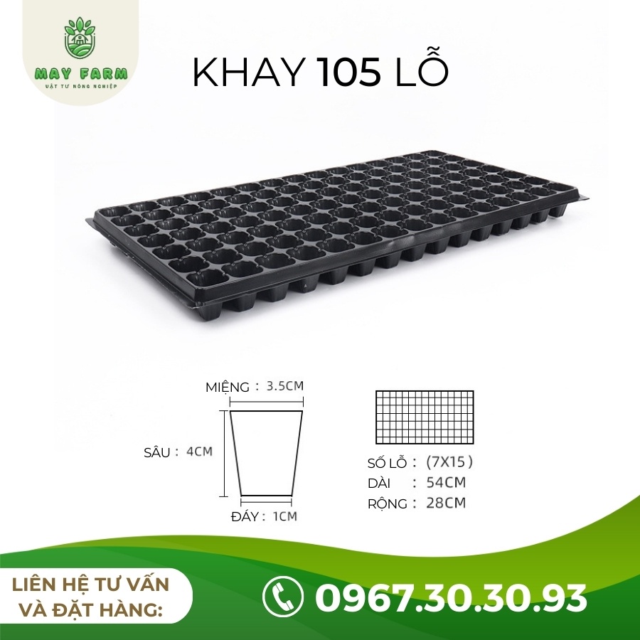 Khay ươm hạt giống, Khay ươm cây giống MAY FARM  - Mua SLL giá tốt