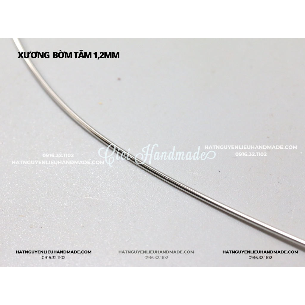 Xương bờm / xước / cài tóc inox các cỡ để xỏ hạt làm phụ kiện cô dâu Cici Handmade nguyên liệu đính kết phụ kiện trẻ em