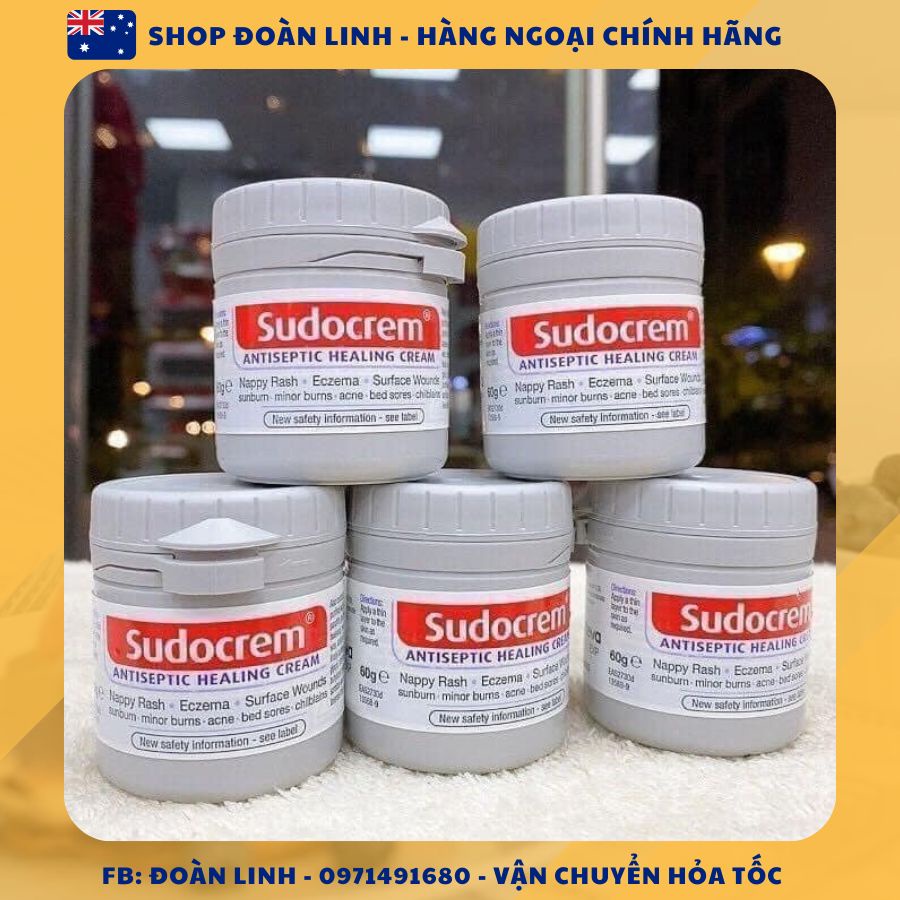 Kem chống hăm tã em bé Sudocrem, Kem Hăm Sudocream, kem chống hăm, kem hăm tã cho bé sơ sinh, Hàng chính hãng