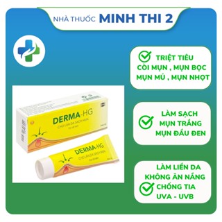 Kem mụn Derma HG - Triệt tiêu cồi mụn, mụn bọc, làm mịn da - Tuýp 12g