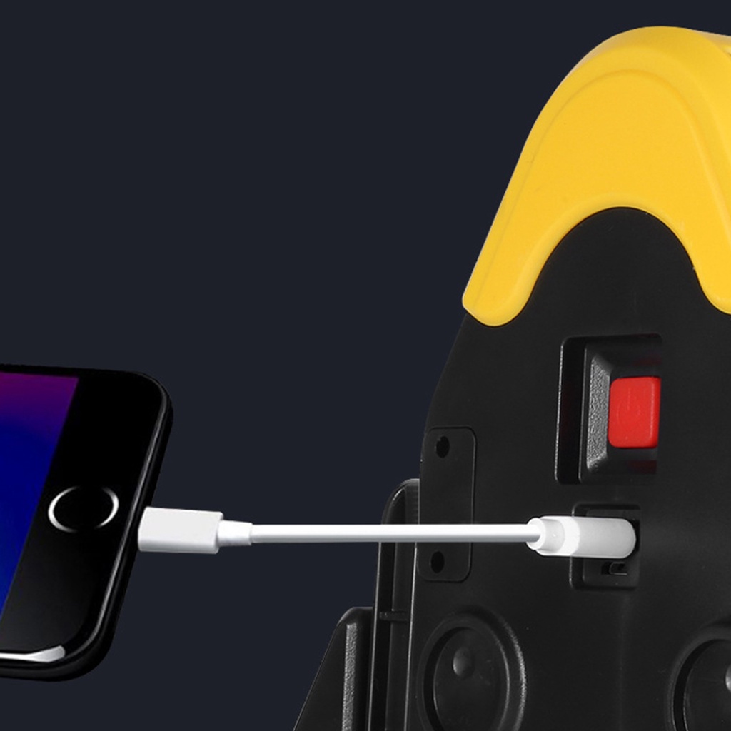 Đèn LED Cảnh Báo Nguy Hiểm, Biển Cánh Báo Đa Năng Hình Tam Giác Kèm Pin Sạc Dự Phòng Cho Xế Yêu