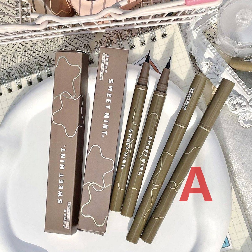 Bút Kẻ Mắt Dạng Lỏng Sweet Mint Mảnh Mượt Lâu Trôi Chống Nước Không Lem Màu